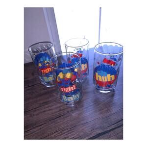 VINTAGE DIET PEPSI Glasses Set Of 4